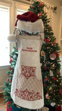 Load image into Gallery viewer, “Καλά Χριστούγεννα” Embroidered Apron
