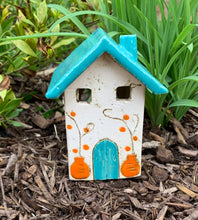 Load image into Gallery viewer, Ceramic House Votive Holder - 2 sizes, multiple designs (sold individually)
