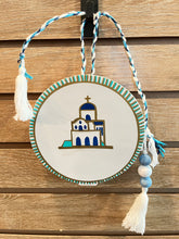 Load image into Gallery viewer, Wooden Wall Decor with Island Church Design
