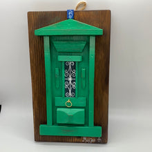 Load image into Gallery viewer, Handmade “Tiny” Wooden Greek Door-multiple color choices  (free USA shipping included)
