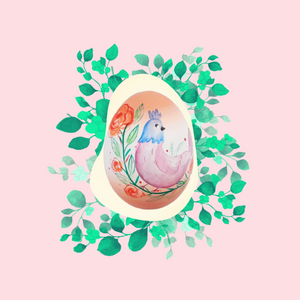 Easter Wooden Egg: Chicken (free USA shipping included)