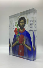 Load image into Gallery viewer, Plexiglass Orthodox Icon: St. Euphrosinos/Άγ. Ευφρόσυνος (free USA shipping included)
