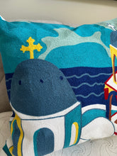 Load image into Gallery viewer, &quot;Firostefani&quot; Pillow Cover
