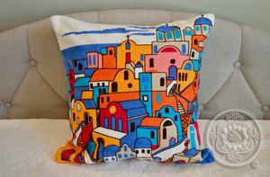 "Kallithea" Pillow Cover (free USA shipping included)