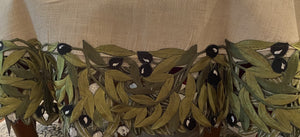 Laser Cut Olives Collection: Table Runner, Placemat, Napkin, or Tablecloth (free USA shipping included)