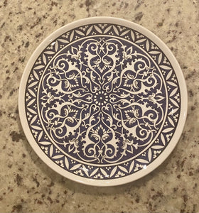 Ceramic Round Platter (11.5” diameter, 5 designs)