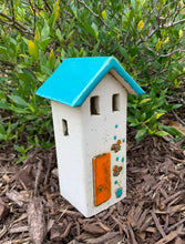 Load image into Gallery viewer, Ceramic House Votive Holder - 2 sizes, multiple designs (sold individually)
