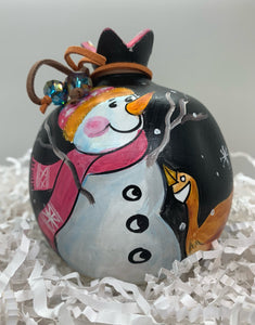 Ceramic Pomegranate Snowfriends Christmas Collection 2 sizes
