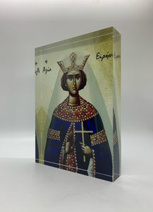 Plexiglass Orthodox Icon: St. Irene (Αγ. Ειρήνη) 1 size left